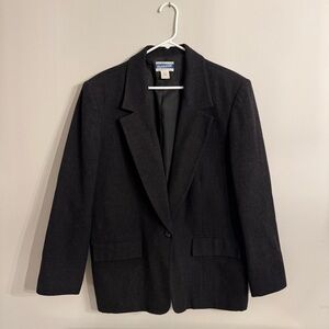 Pendleton 100% virgin wool charcoal blazer - Men’s
